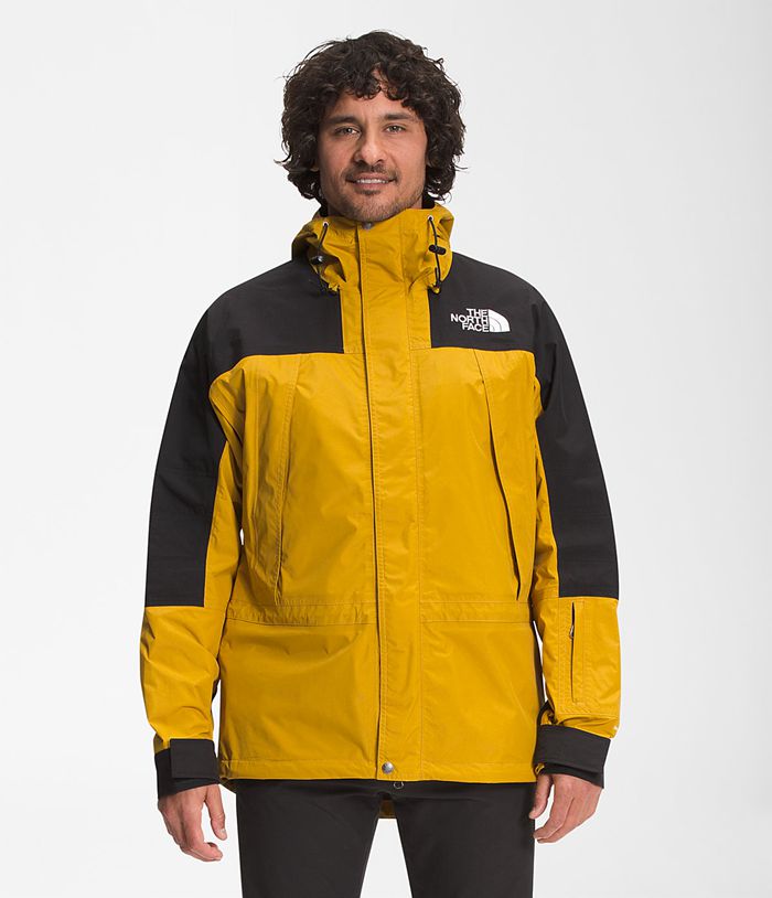 The North Face Mens Rain Jacket K2RM DryVent™ 278LCPTSN - Yellow/Black